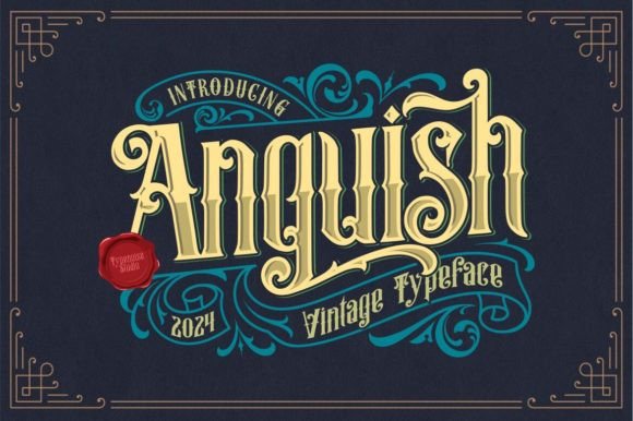 Anguish: A Vintage Typeface for Timeless Editorial Design