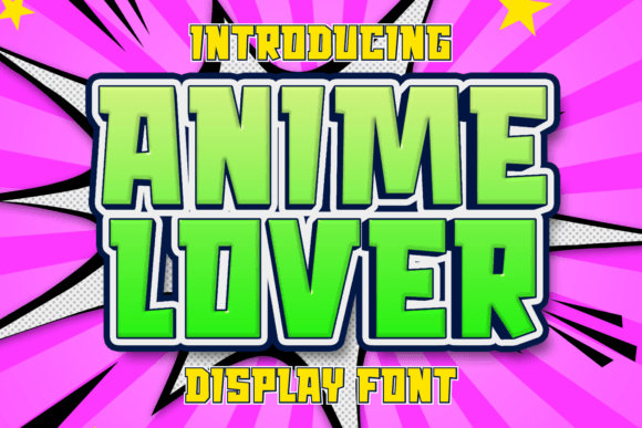 Anime Lover Font for Bold Campaigns and Creative Branding