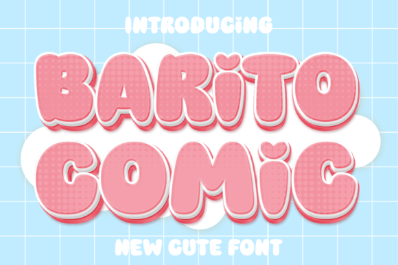 Barito Comic: A Playful Font for Vibrant Campaigns