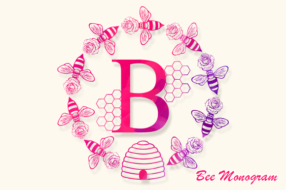Bee Monogram: The Font That Elevates Your Campaign Design