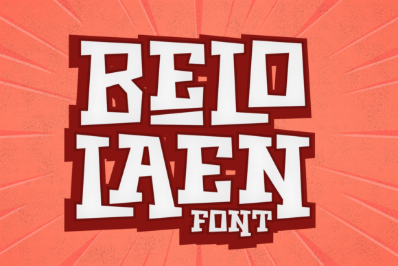 Belo Laen: A Font That Brings Comic Book Energy to Editorial Design