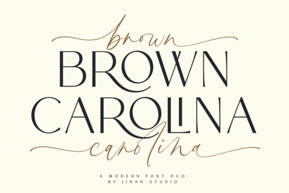 Brown Carolina Duo: A Script Handwritten Font for Modern Web Design