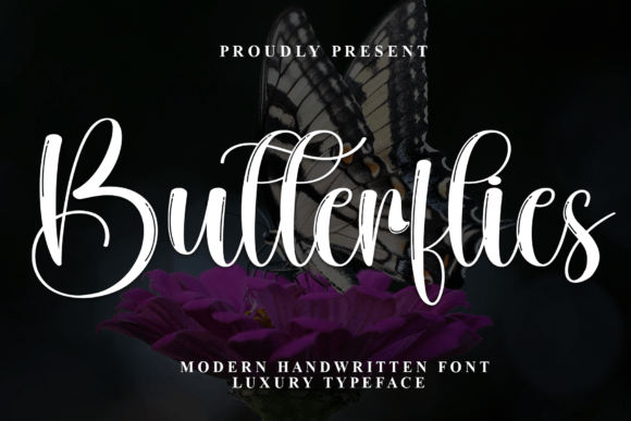 Butterflies Font for Creative Campaigns and Branding