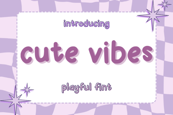 Cute Vibes: A Playful Font for Digital Branding and Creative Design