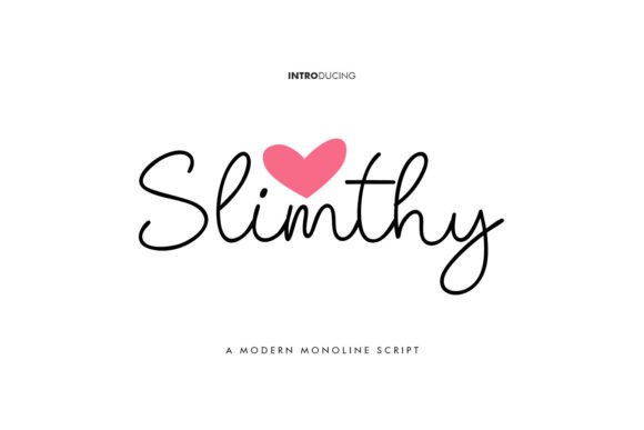 Discover the Beauty of Slimthy: A Script Font for Creative Crafters