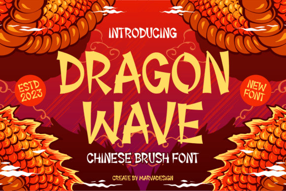 Dragon Wave: A Font with Eastern Flair for Modern Branding