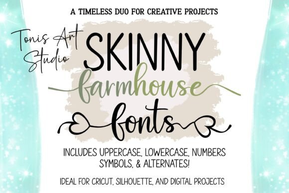 Farmhouse Script Skinny Farmhouse for Editorial Design and Branding