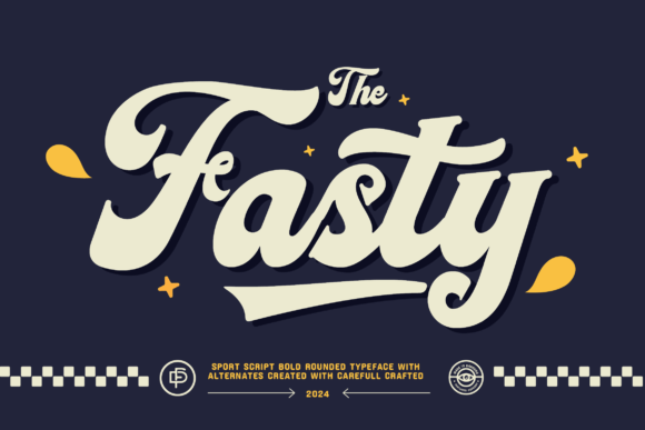 Fasty: A Script Font with Baseball Nostalgia for Dynamic Campaigns