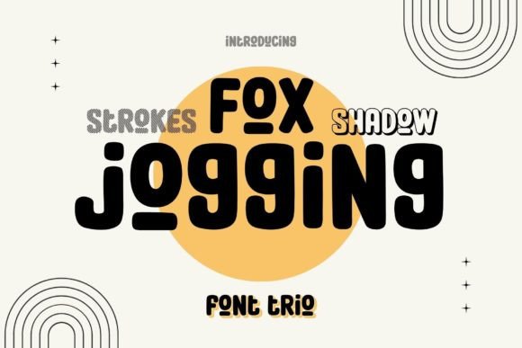 Fox Jogging: A Playful Display Font for Dynamic Digital Branding