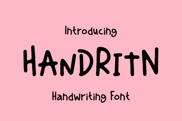 Handritn Font for Creative Campaigns and Branding