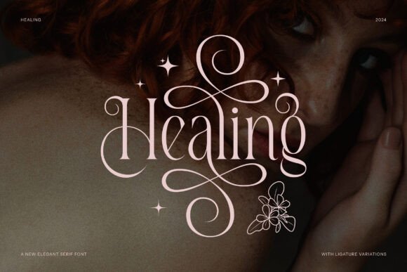 Healing: A Serif Font for Modern Branding and Campaign Design