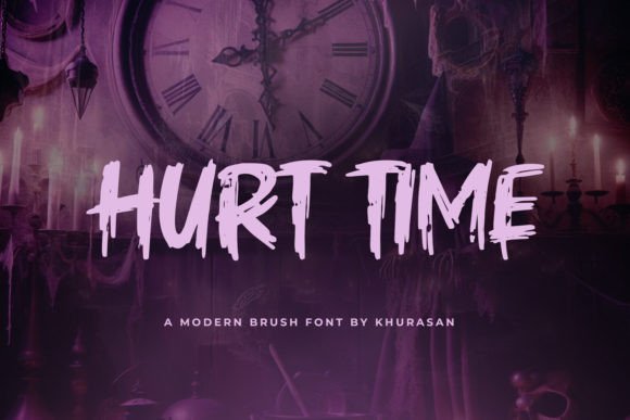 Hurt Time: A Script Handwritten Font for Editorial Design and Branding