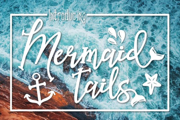 Mermaid Tails: A Serene Serif Font for Creative Designers
