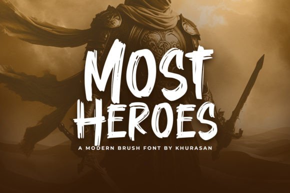 Most Heroes: A Script Handwritten Font for Editorial Design and Branding