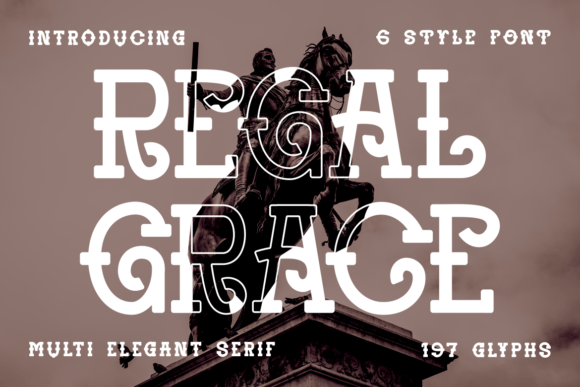 Regal Grace: The Serif Font for Timeless Craft Projects