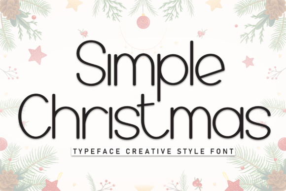 Simple Christmas Font for Seasonal Campaigns and Creative Branding