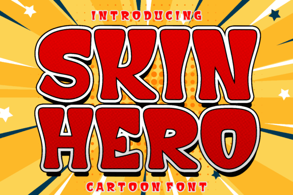 Skin Hero: A Vibrant Display Font for Creative Projects