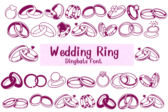 Wedding Ring: A Romantic Font for Editorial Design